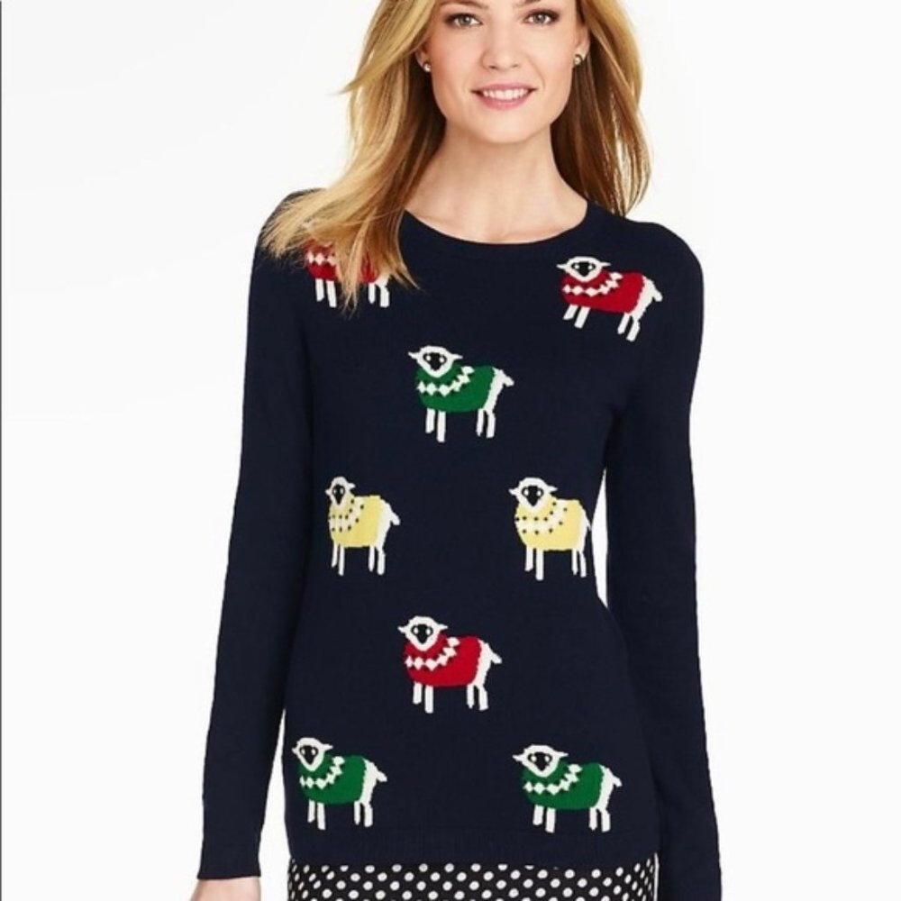 Talbots Sheep in Sweaters Sweater - Picture 2 of 2